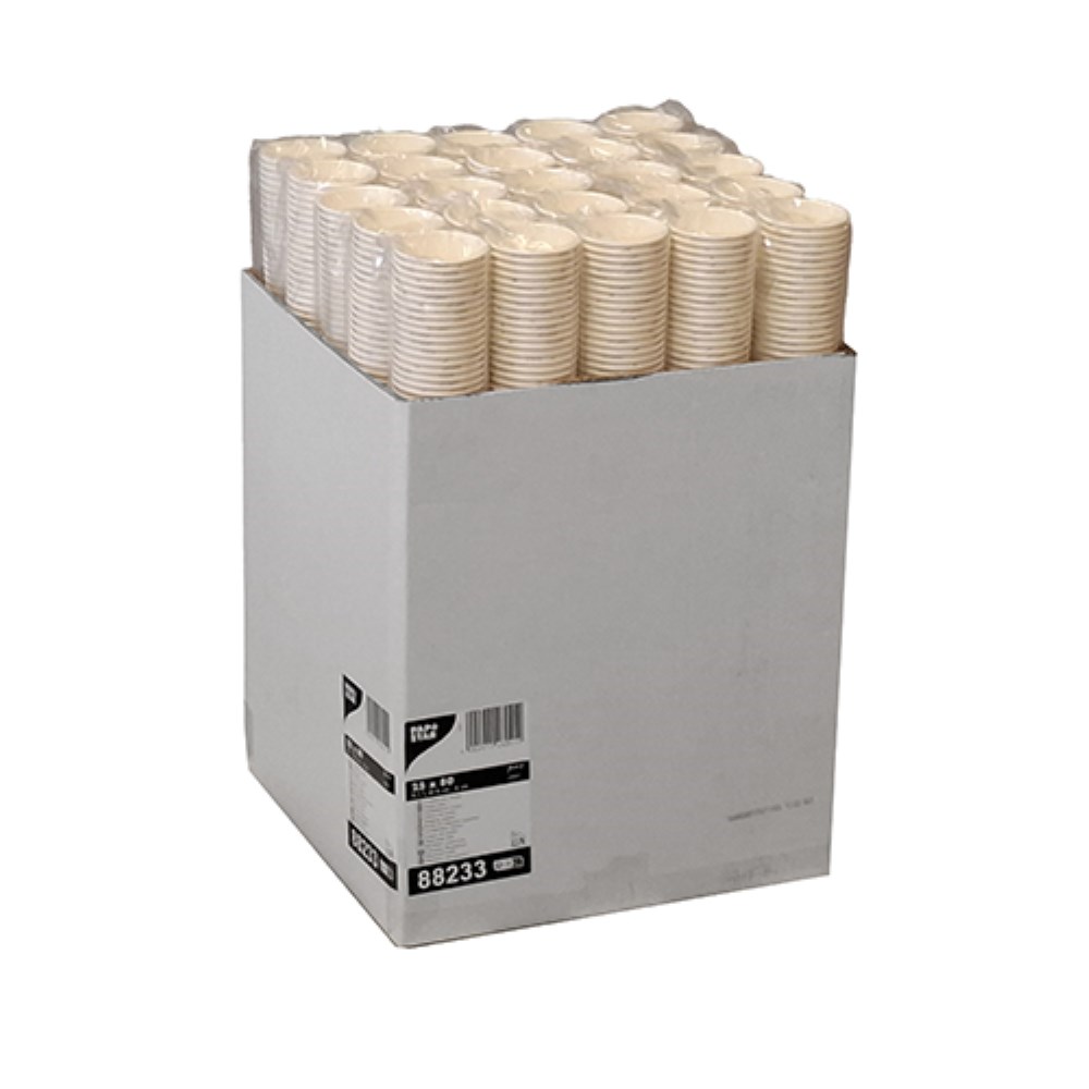 80 Trinkbecher, Pappe "pure" 0,1 l Ø 6,3 cm · 6 cm "ZERO"