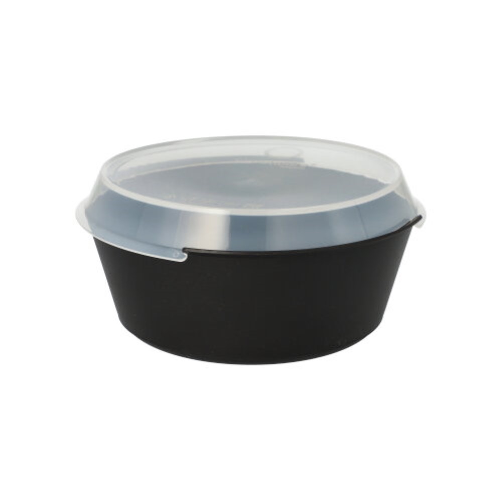 8 "Circulware" Mehrweg-Schalen Mix & Match 1200 ml Ø 18,3 cm · 6,9 cm schwarz