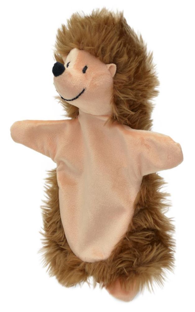Handpuppe Kuscheltier Igel 28 cm - Made in Europe - Kleinkindspielzeug