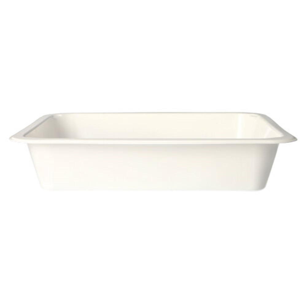 50 Mikrowellenschalen, PP ungeteilt 1330 ml 4,9 cm x 22,7 cm x 17,8 cm weiss