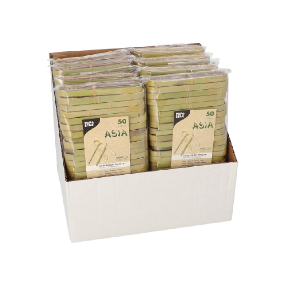 50 Fingerfood - Zangen Bambus "ASIA" 10 cm