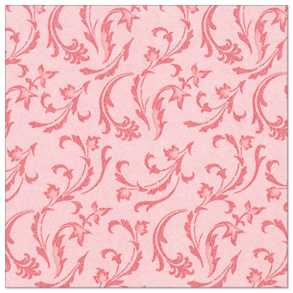 50 Servietten "ROYAL Collection" 1/4-Falz 40 cm x 40 cm rot "Damascato"