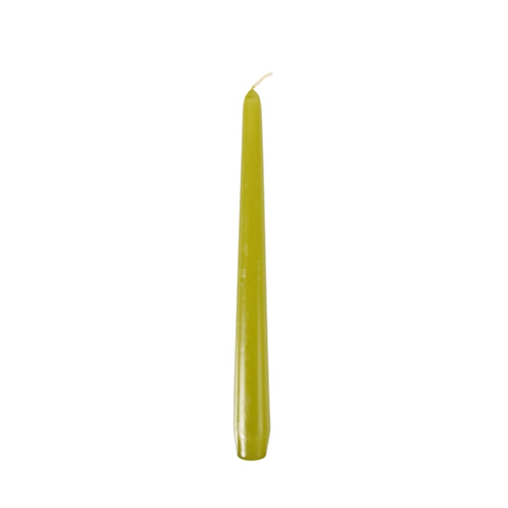 50 Leuchterkerzen Ø 2,2 cm · 25 cm olivgrün