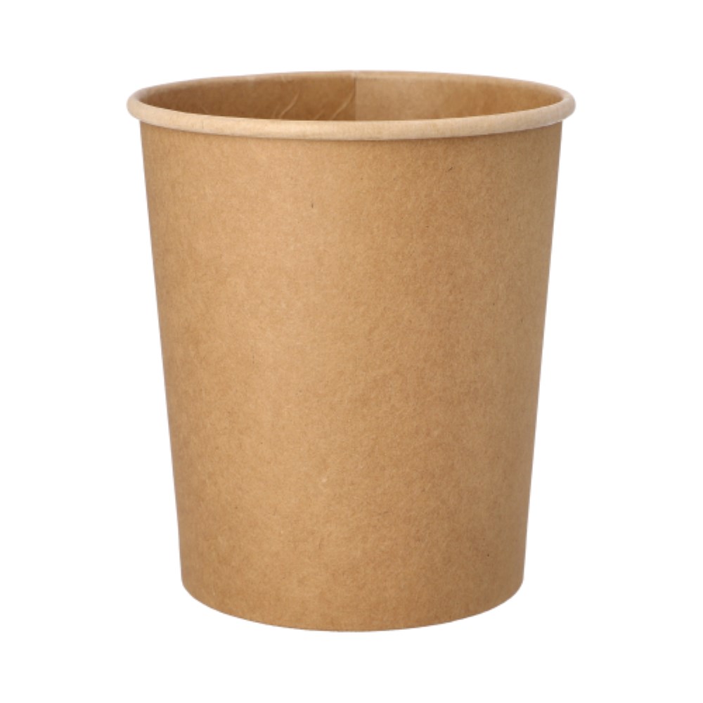 25 Suppenbecher, Pappe rund 940 ml Ø 11,5 cm · 13 cm braun