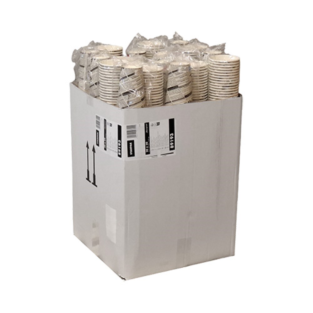 50 Trinkbecher, Pappe "To Go" 0,4 l Ø 9 cm · 13,9 cm "Newsprint"