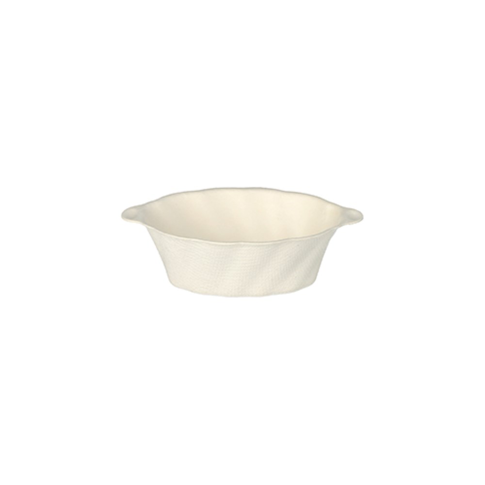 50 Fingerfood - Schalen Zuckerrohr "pure" 40 ml 3 cm x 9,5 cm x 6 cm weiss "Wave" 50 Fingerfood - Schalen Zuckerrohr "pure" 40 ml 3 cm x 9,5 cm x 6 cm weiss "Wave"