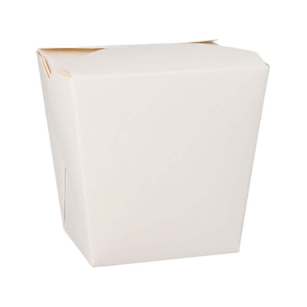50 Snackboxen "ASIA" eckig 950 ml 11 cm x 8,8 cm x 6,7 cm weiss