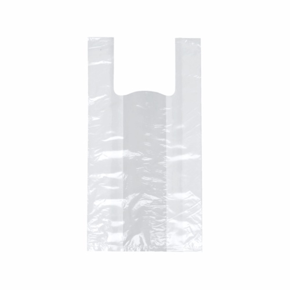 200 Hemdchen-Tragetaschen, HDPE 42 cm x 21 cm x 13 cm weiss