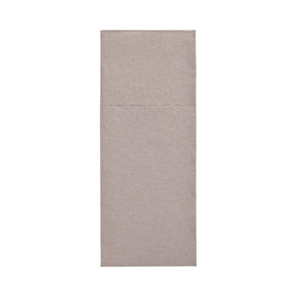 50 Servietten "ROYAL Collection" 40 cm x 30 cm grau mit Besteckfalz
