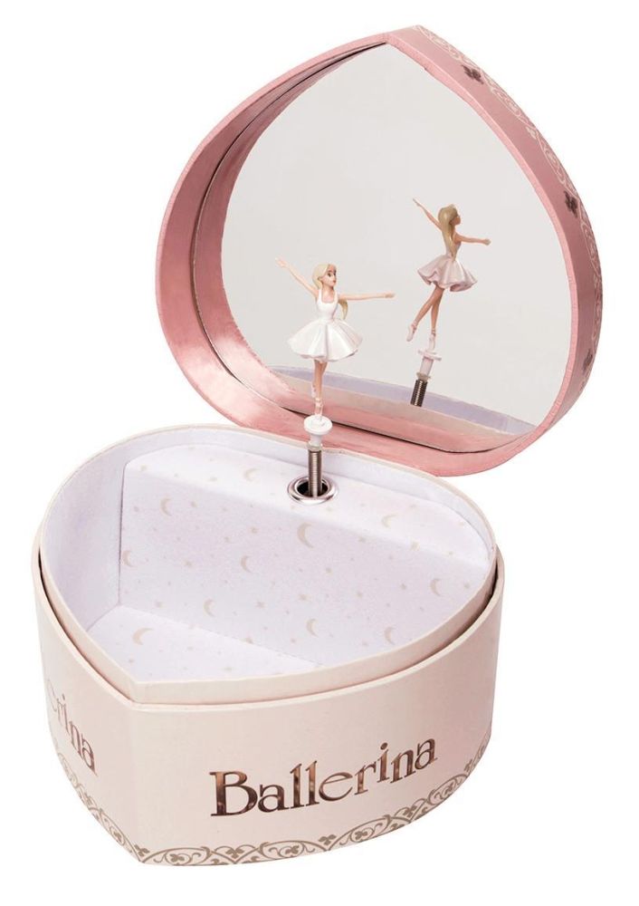 Phosphoreszierende Musikherz groß Ballerina© - Leuchtet in der Nacht