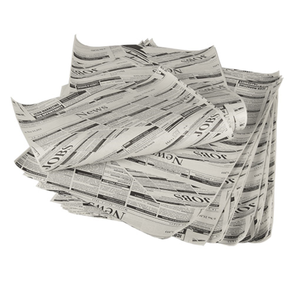 5 kg Einschlagpapiere, Cellulose 35 cm x 25 cm "Newsprint"