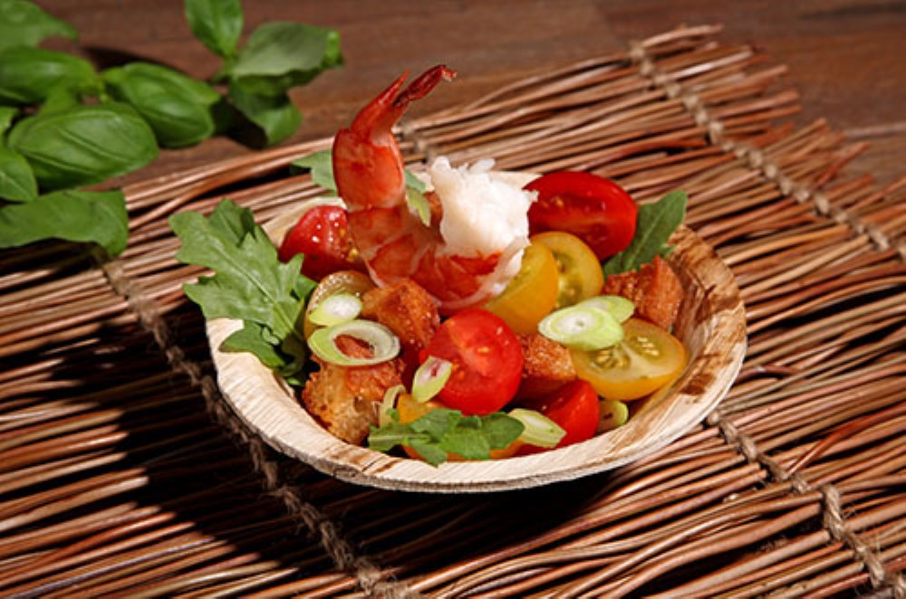 25 Schalen, Palmblatt "pure" rund 200 ml Ø 13 cm · 3 cm 25 Schalen, Palmblatt "pure" rund 200 ml Ø 13 cm · 3 cm