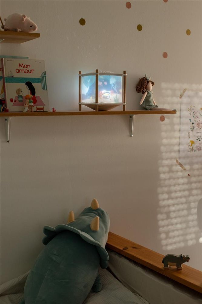 Nacht Licht - Laterne ReVOLUTION 2.0 - Ozean - Kabellos , Musik, Weinen Detektor, USB Aufladbar