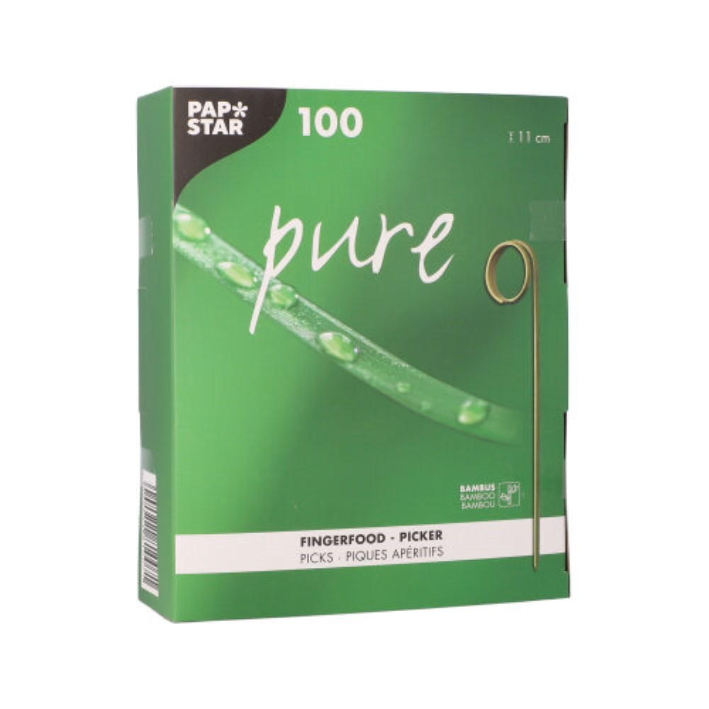 100 Fingerfood - Picker "pure" 11 cm "Twister"
