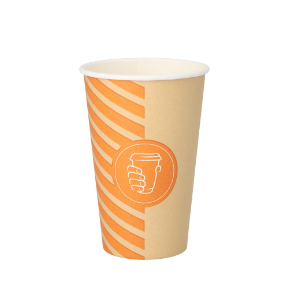 50 Trinkbecher, Pappe 0,3 l Ø 8 cm · 11,6 cm "Coffee Line"