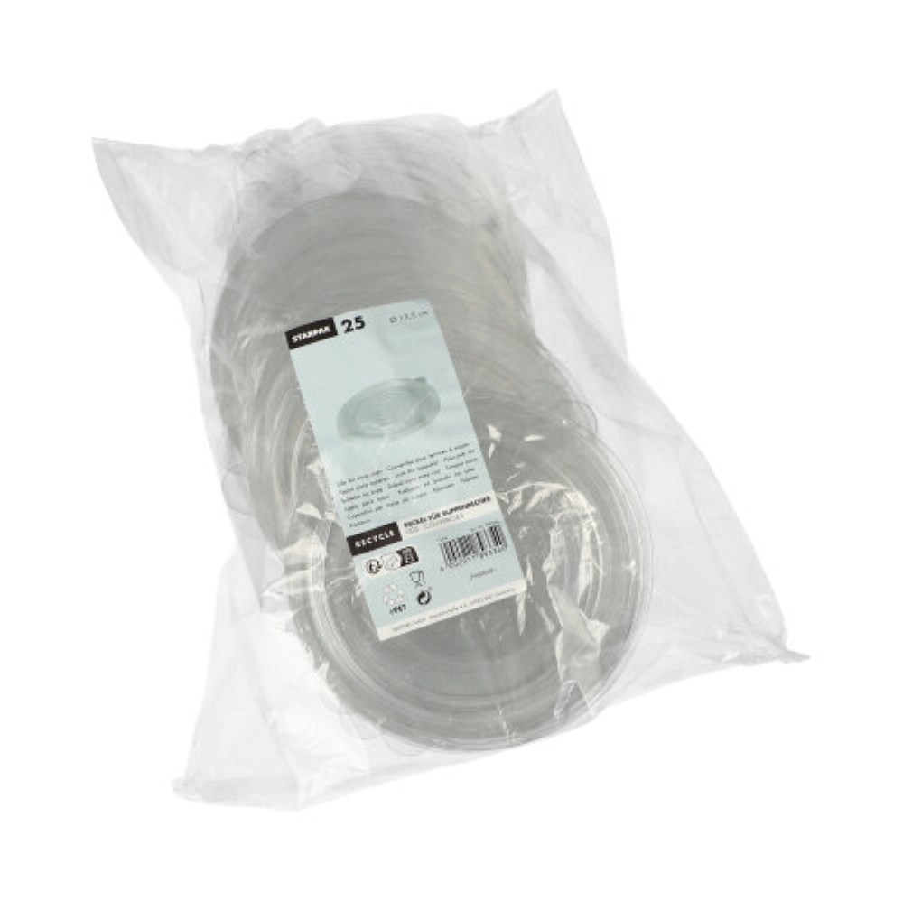 25 Deckel für Suppenbecher R-PET Ø 13,5 cm · 1,2 cm