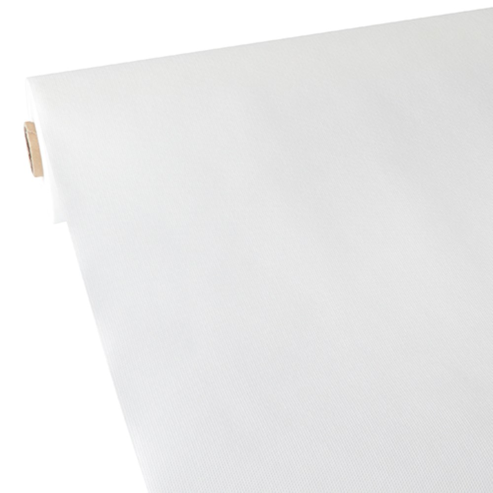 Tischdecke, stoffähnlich, Vlies "soft selection" 40 m x 1,18 m weiss