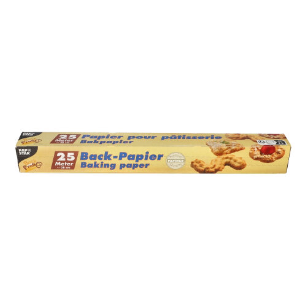 Backpapier 25 m x 38 cm braun in Faltschachtel