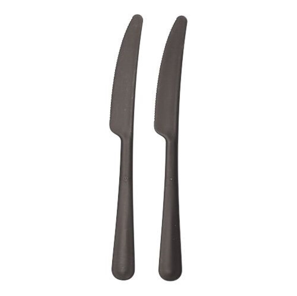 10 "Circulware" Mehrweg-Messer PP-MF 19,7 cm schwarz "Gaia" extra stabil