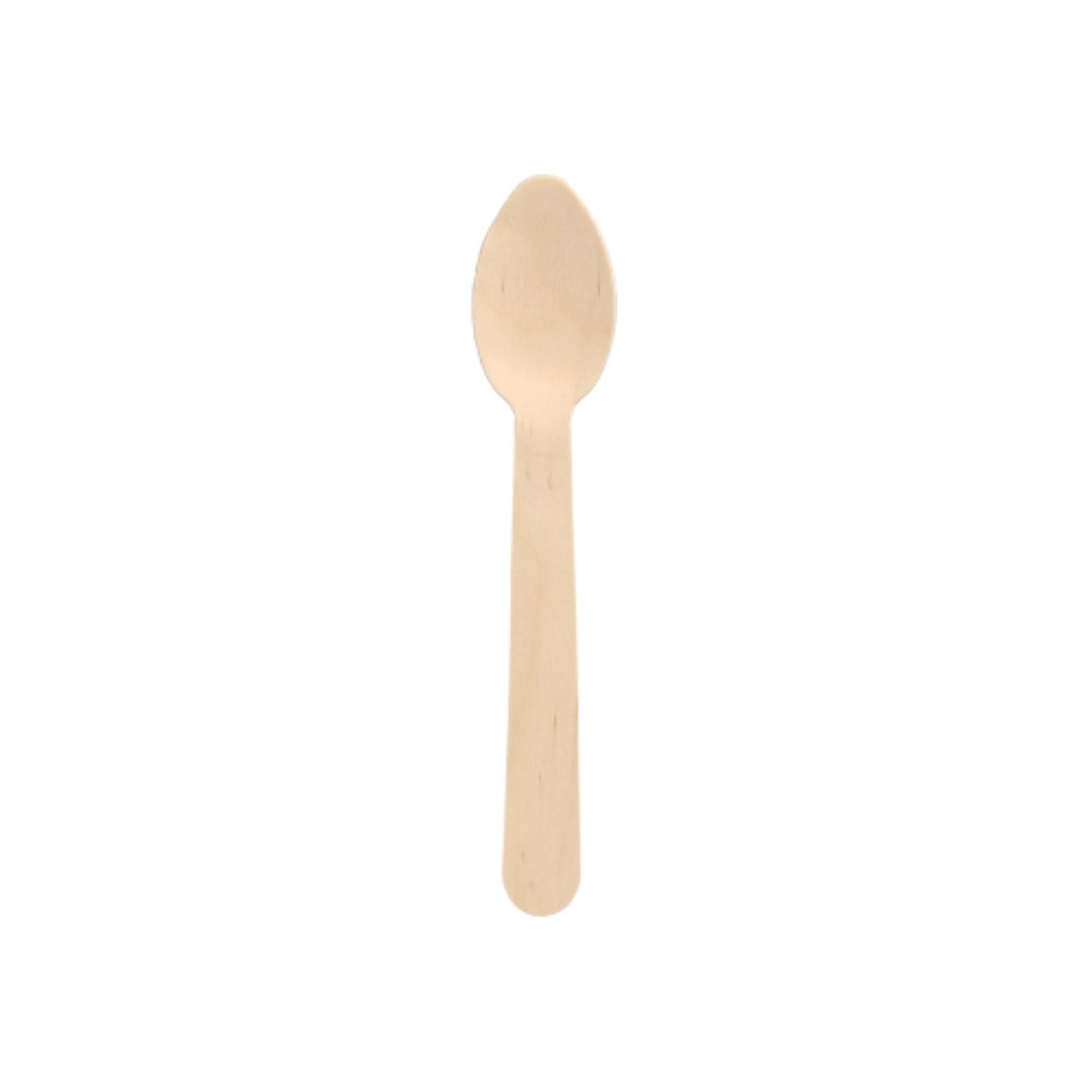 50 Löffel Holz "pure" 14 cm