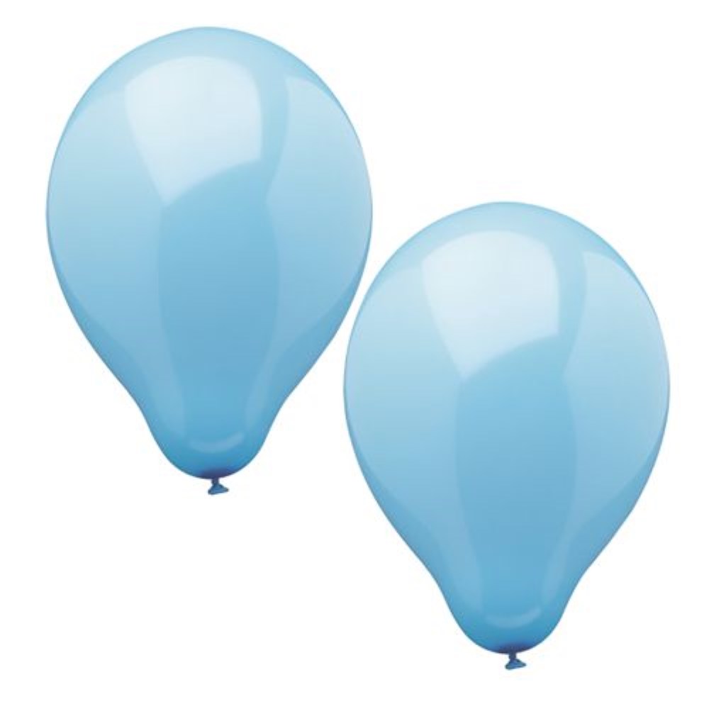 10 Luftballons Ø 25 cm hellblau 10 Luftballons Ø 25 cm hellblau