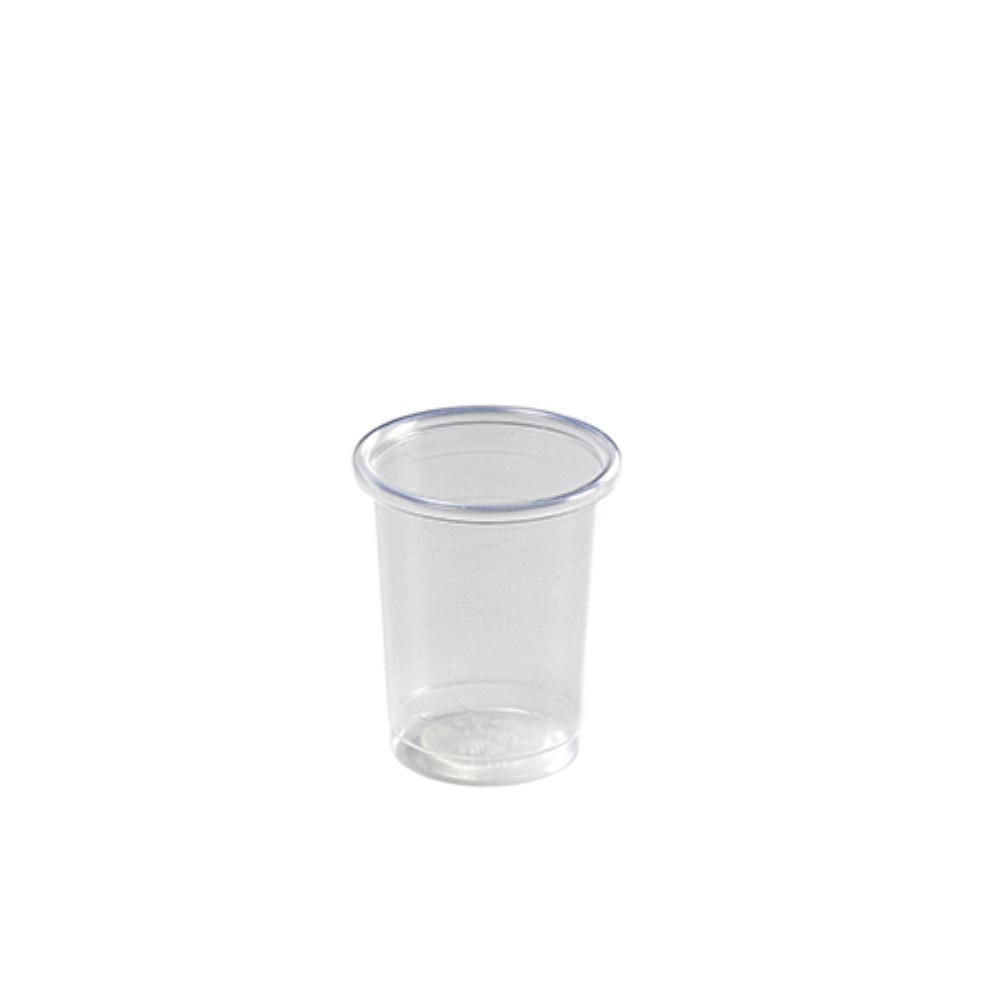 80 "Medi-Inn" Medizin-Becher PP "ECO" 30 ml 4,3 cm transparent