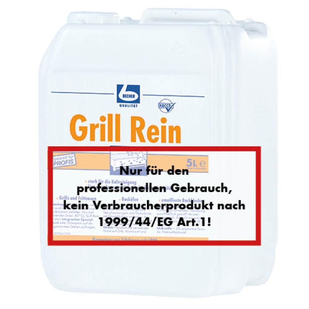"Dr. Becher" Grill Rein 5 l "Dr. Becher" Grill Rein 5 l