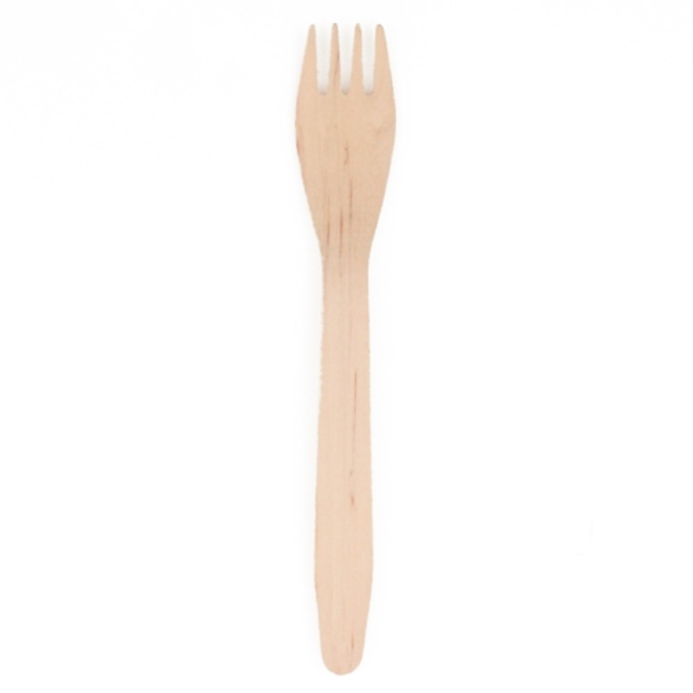 25 Gabeln, Holz "pure" 16 cm