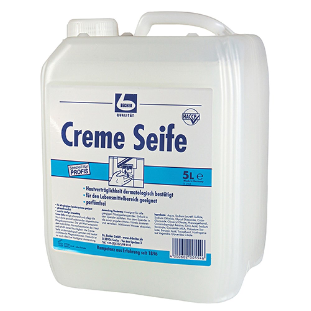 "Dr. Becher" Creme Seife 5 l , Nachfüllkanister "Dr. Becher" Creme Seife 5 l , Nachfüllkanister