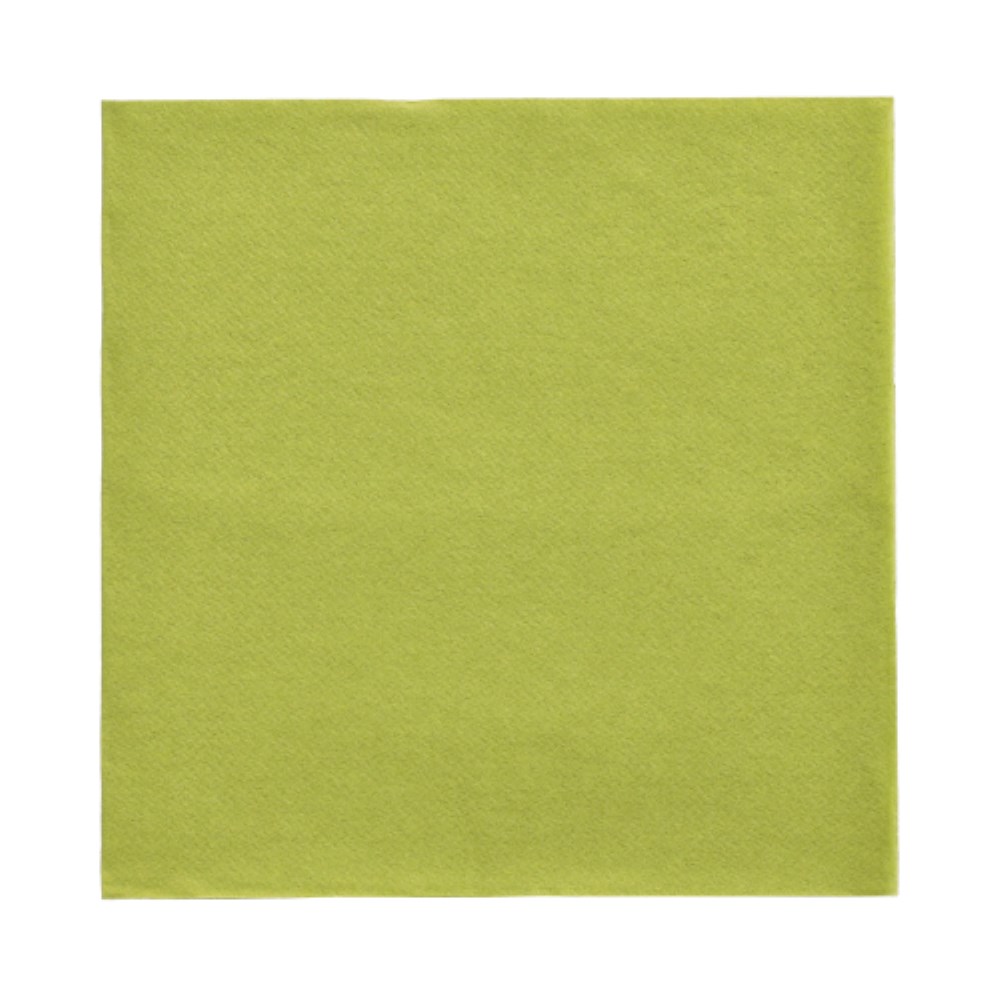 50 Servietten "DAILY Collection" 1/4-Falz 32 cm x 32 cm olivgrün