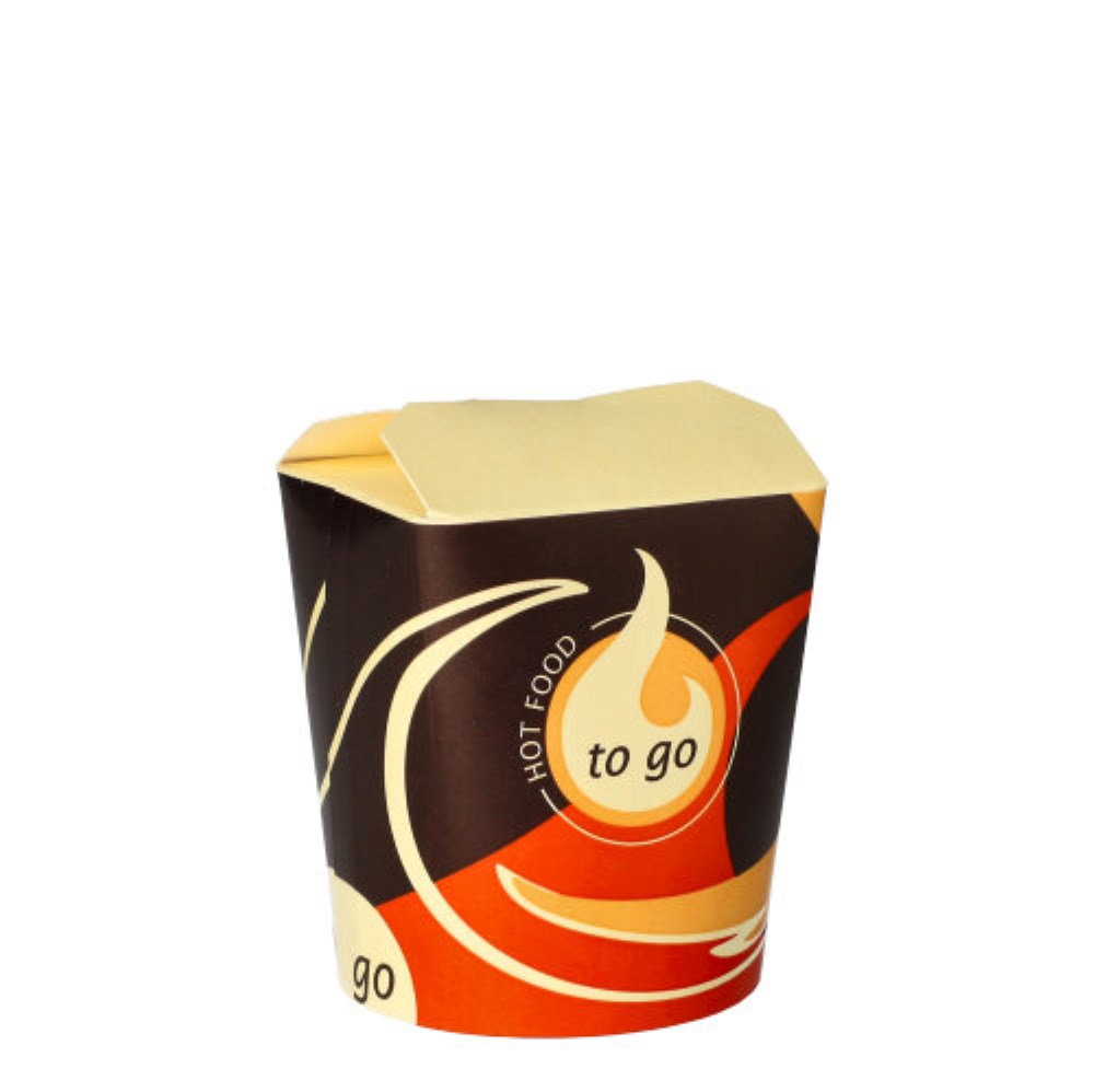 50 Snackboxen "To Go" rund 550 ml 10 cm x 8,5 cm x 7,5 cm