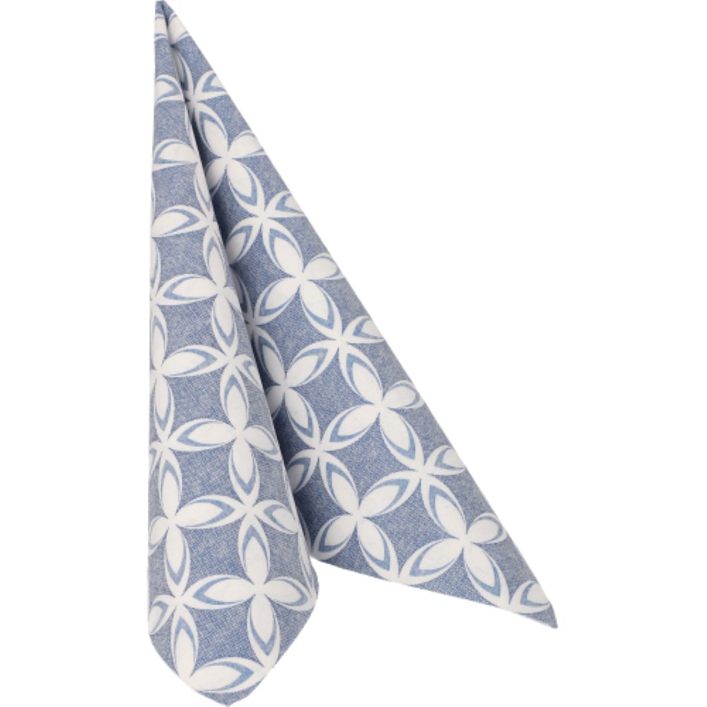 50 Servietten "ROYAL Collection" 1/4-Falz 40 cm x 40 cm "Delft"