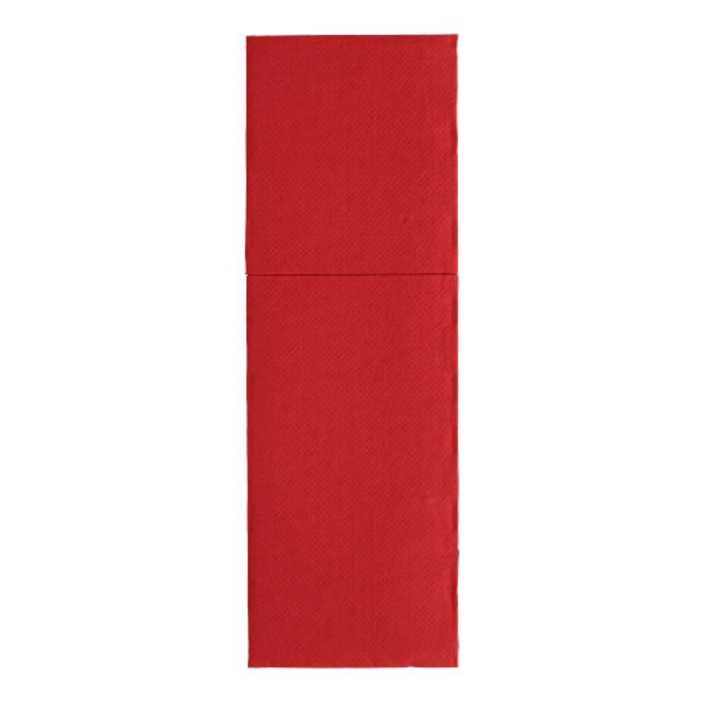 50 Servietten "ROYAL Collection" 48 cm x 30 cm bordeaux mit Besteckfalz