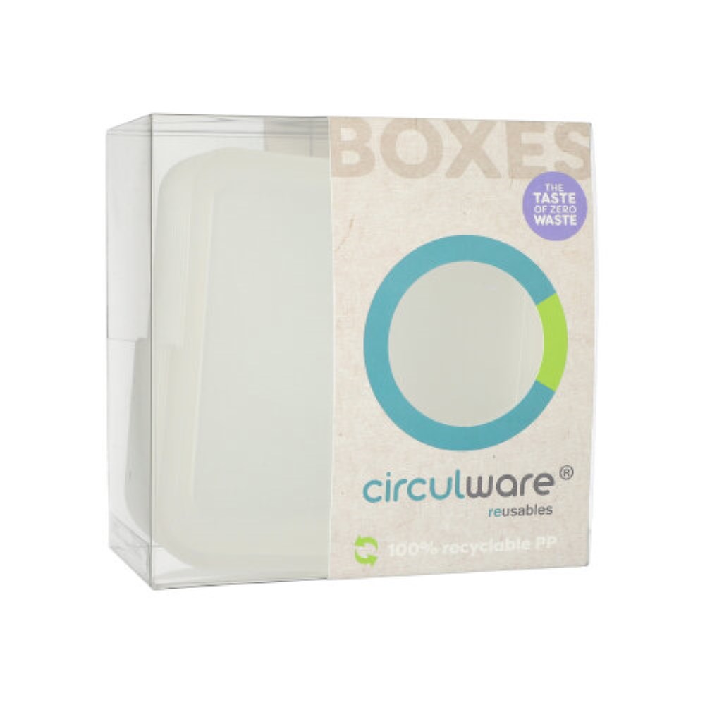 12 "Circulware" Deckel für Schalen Mix & Match eckig 2,5 cm x 15,6 cm x 15,6 cm transparent