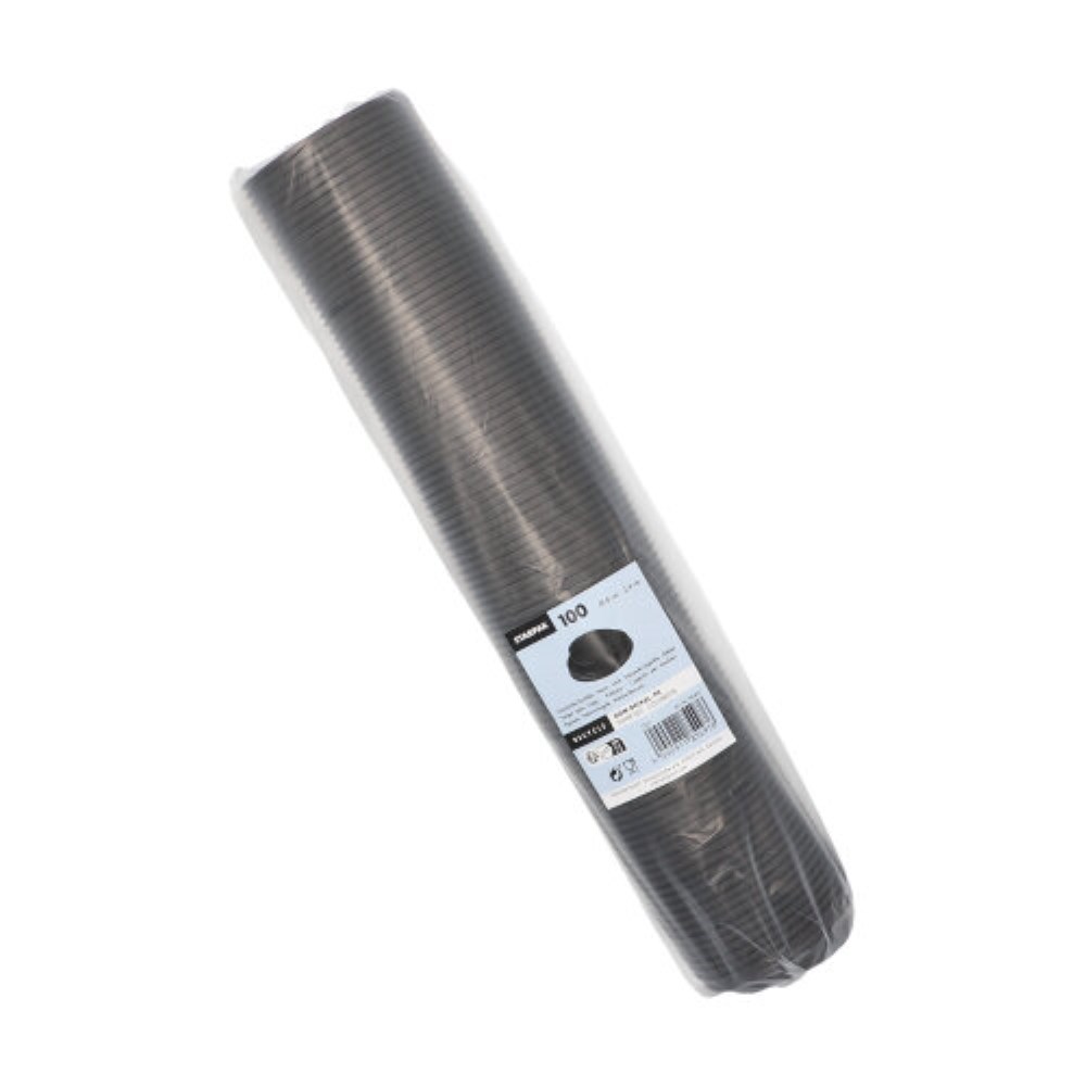 100 Dom-Deckel, PS "To Go" rund Ø 8 cm · 2,4 cm schwarz 100 Dom-Deckel, PS "To Go" rund Ø 8 cm · 2,4 cm schwarz