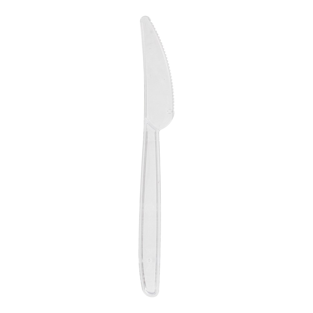 50 Mehrweg-Messer 18,5 cm transparent