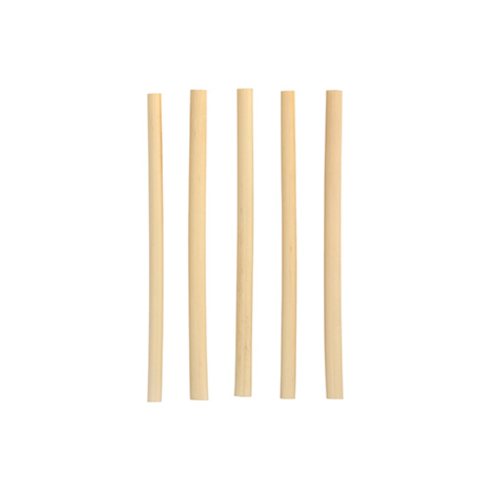 100 Cocktail Trinkhalme Schilf "pure" Ø 7 mm · 15 cm
