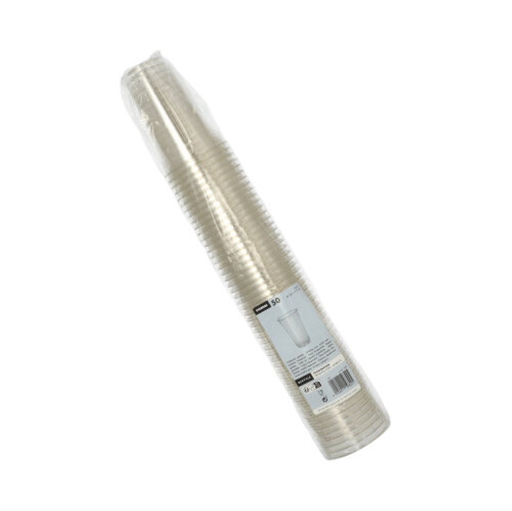 50 Trinkbecher "Hurricane", PET 0,25 l Ø 7,8 cm · 11,5 cm glasklar