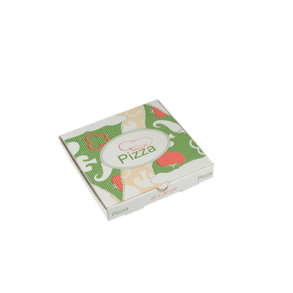 100 Pizzakartons, Cellulose "pure" eckig 20 cm x 20 cm x 3 cm 100 Pizzakartons, Cellulose "pure" eckig 20 cm x 20 cm x 3 cm