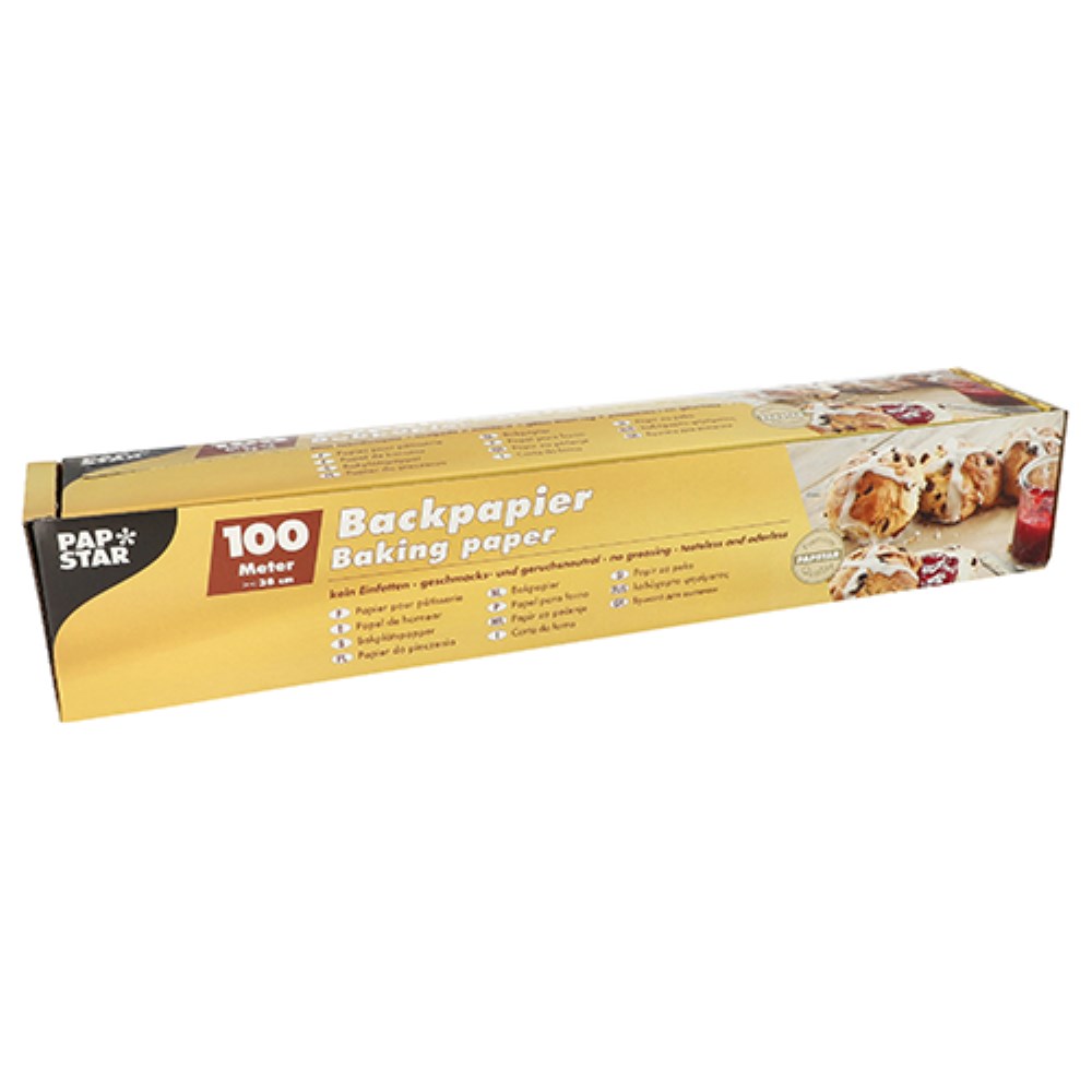 Backpapier 100 m x 38 cm braun in Faltschachtel