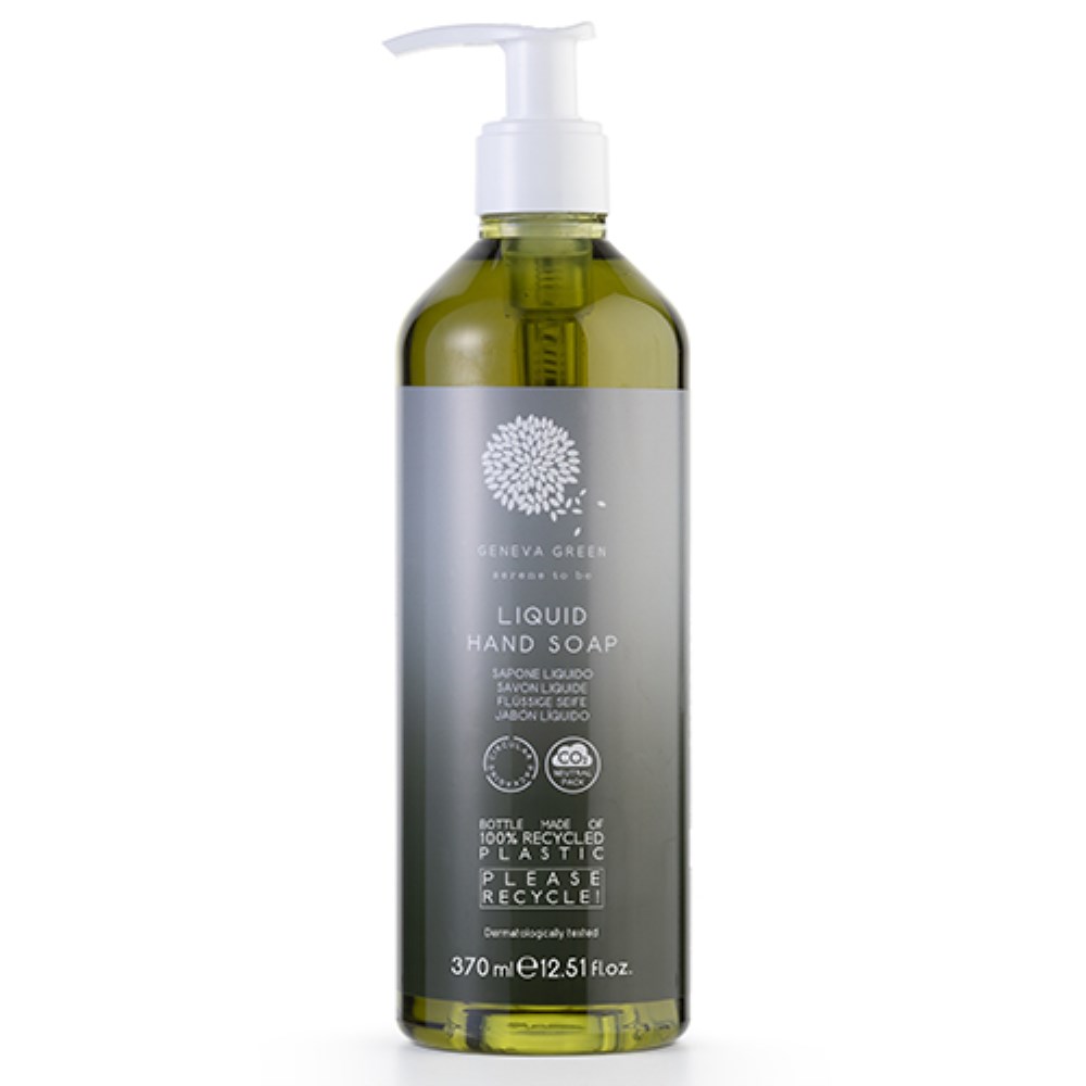 Flüssigseife "Geneva Green" 370 ml mit Pumpspender
