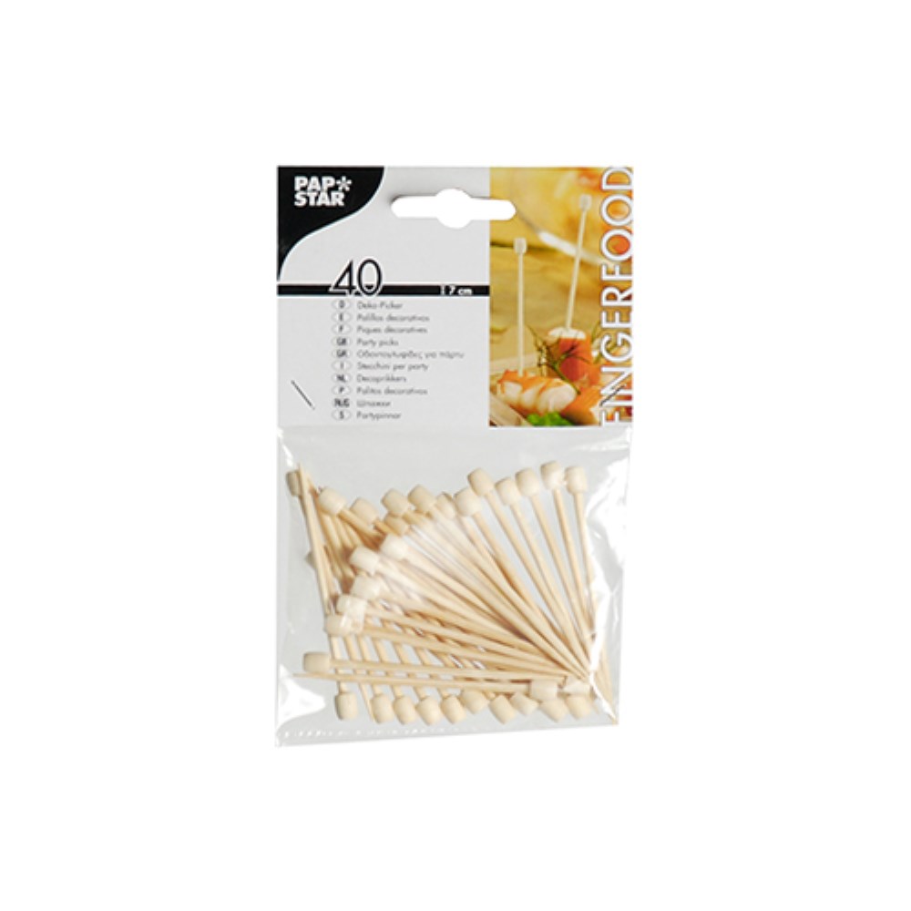 40 Fingerfood - Picker 7 cm "Drum"