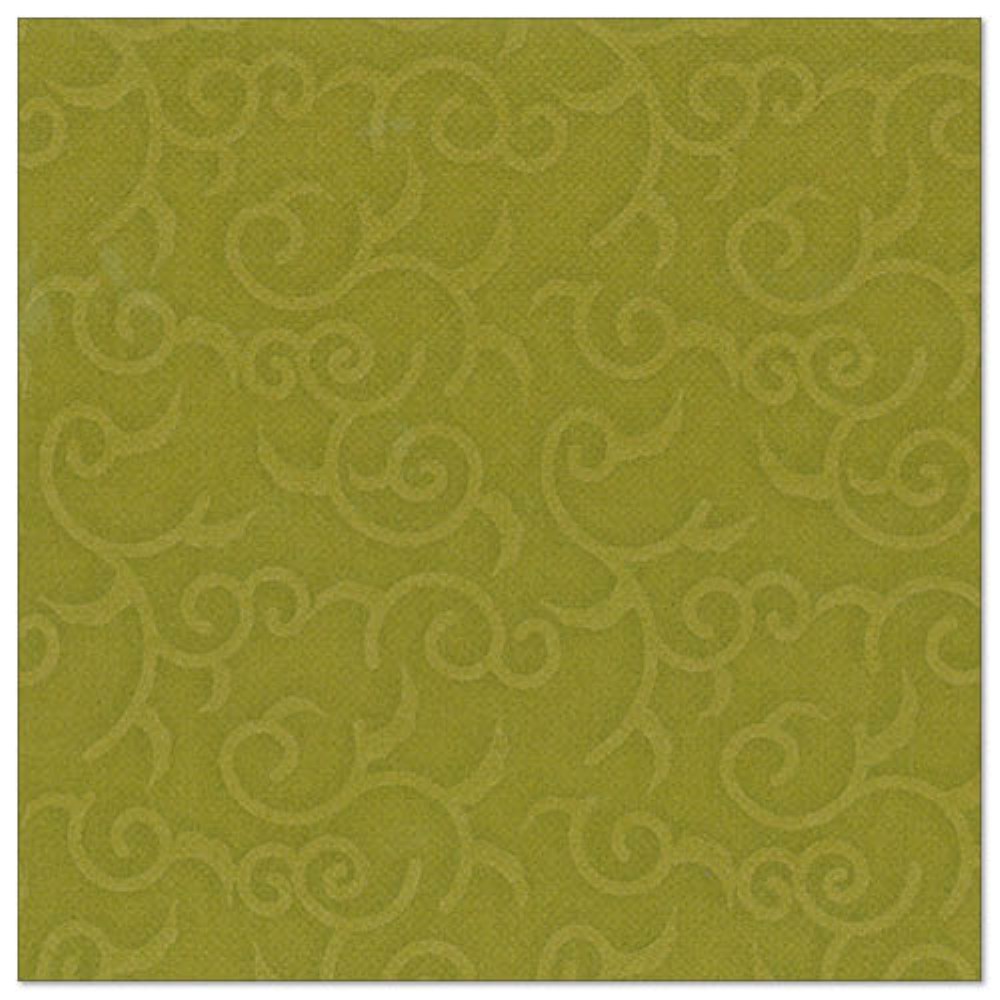 50 Servietten "ROYAL Collection" 1/4-Falz 40 cm x 40 cm olivgrün "Casali"