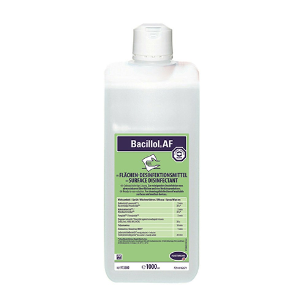 "Paul Hartmann" Flächen Desinfektion 1000 ml "Bacillol AF" Flasche