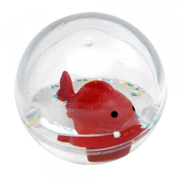 WASSERBALL Fisch 10 cm - Made in Europa - Badewannenspielzeug