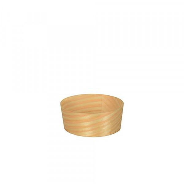 50 Fingerfood - Schalen, Holz "pure" rund Ø 5 cm · 2 cm