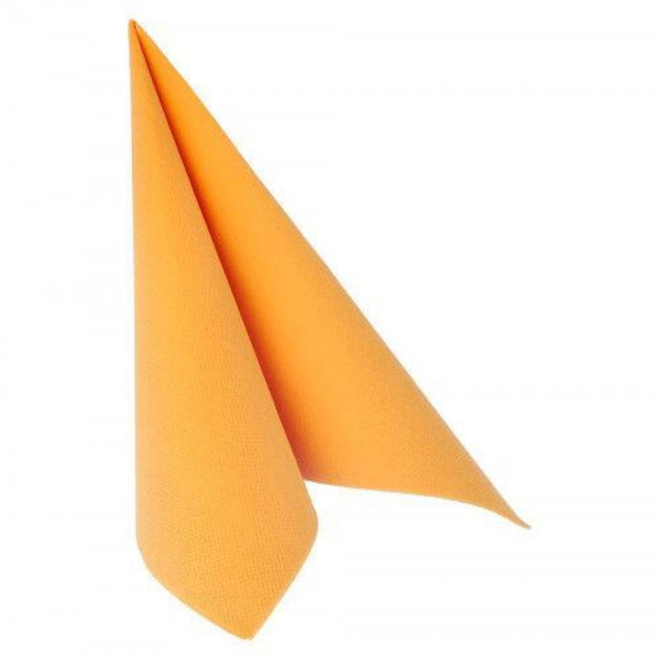 50 Servietten "ROYAL Collection" 1/4-Falz 40 cm x 40 cm orange