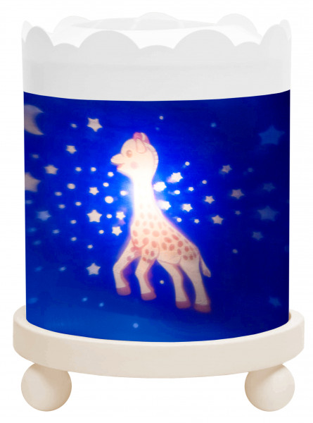 Nacht Licht - Magische Karussel Sophie the giraffe© Milchstraße - Weiss 12V