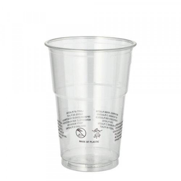 50 Trinkbecher R-PET 0,25 l Ø 7,8 cm · 10,7 cm glasklar