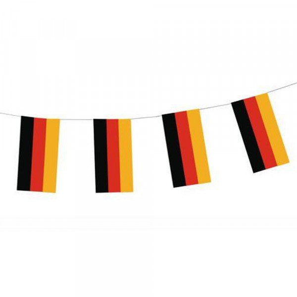 Flaggenkette, Papier 4 m "Deutschland" schwer entflammbar